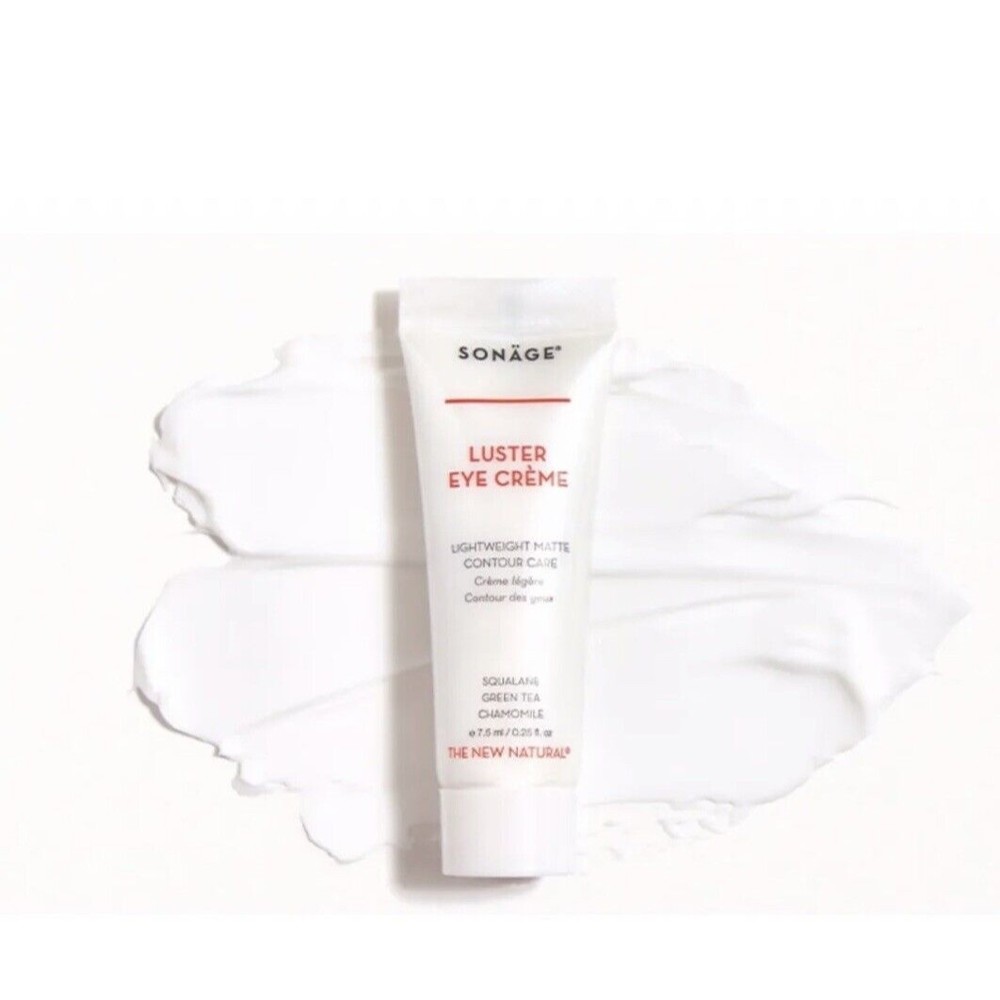 Sonage Luster Eye Creme 7.5ml (0.25 fl.oz.) Deluxe Sample New Sealed